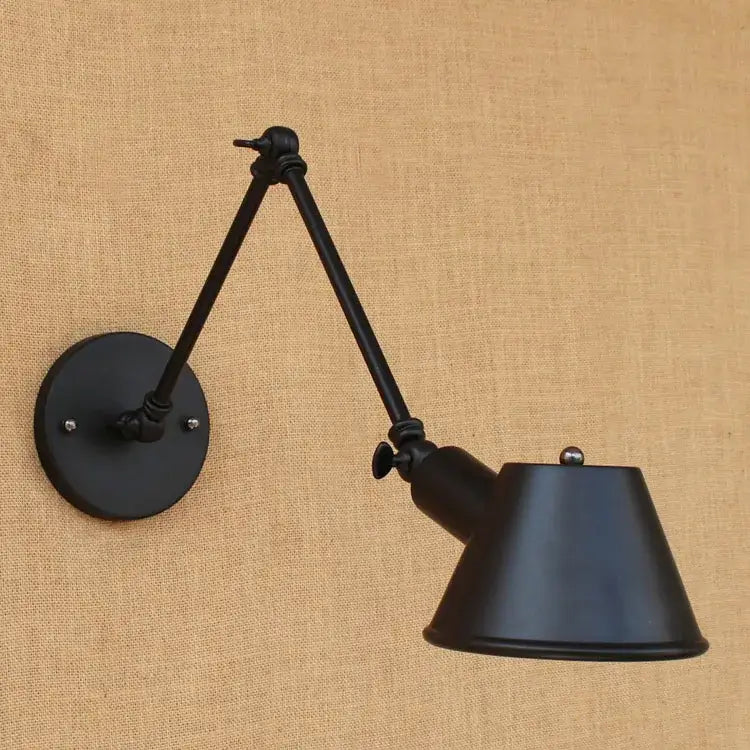 Black Swing Arm Wall Sconce