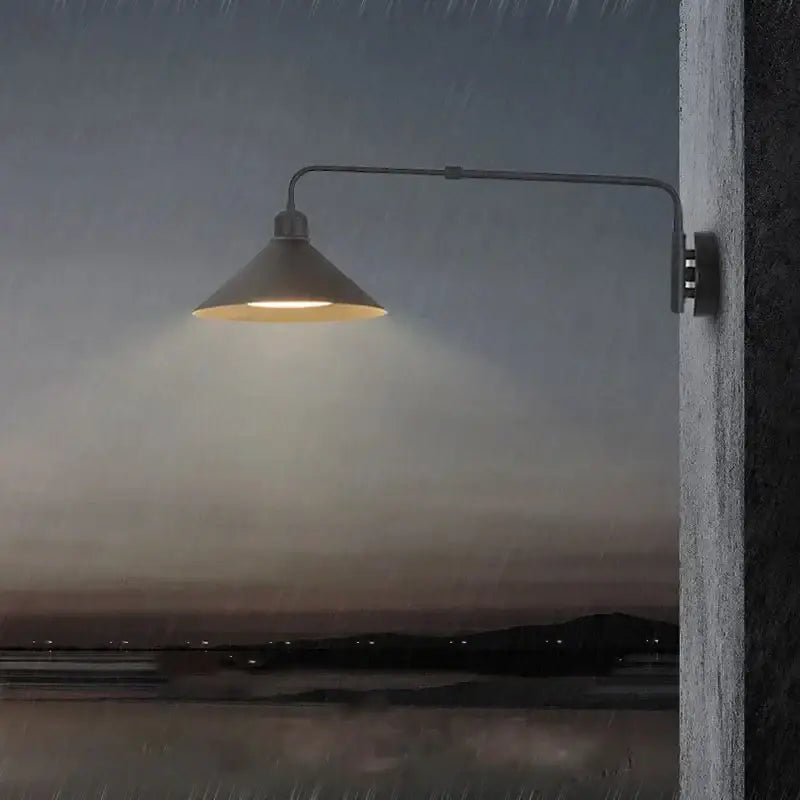 Black Telescopic Wall Lamp