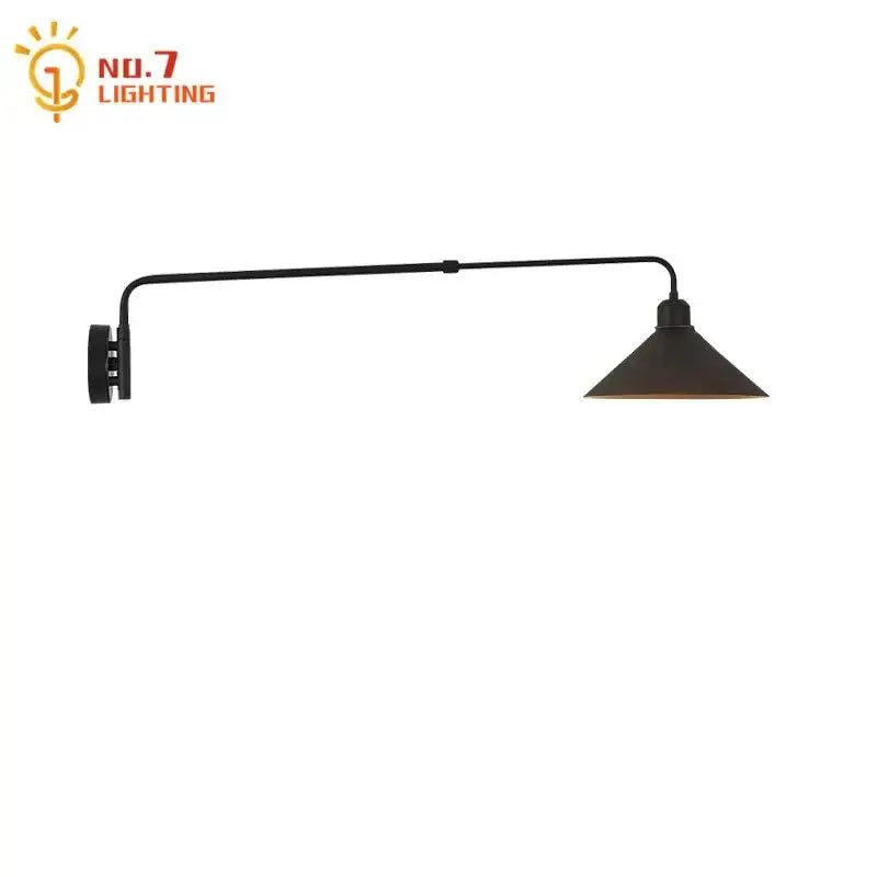 Black Telescopic Wall Lamp
