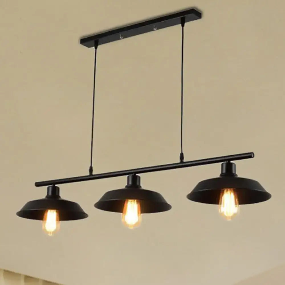 Black Metal Mesh Pendant