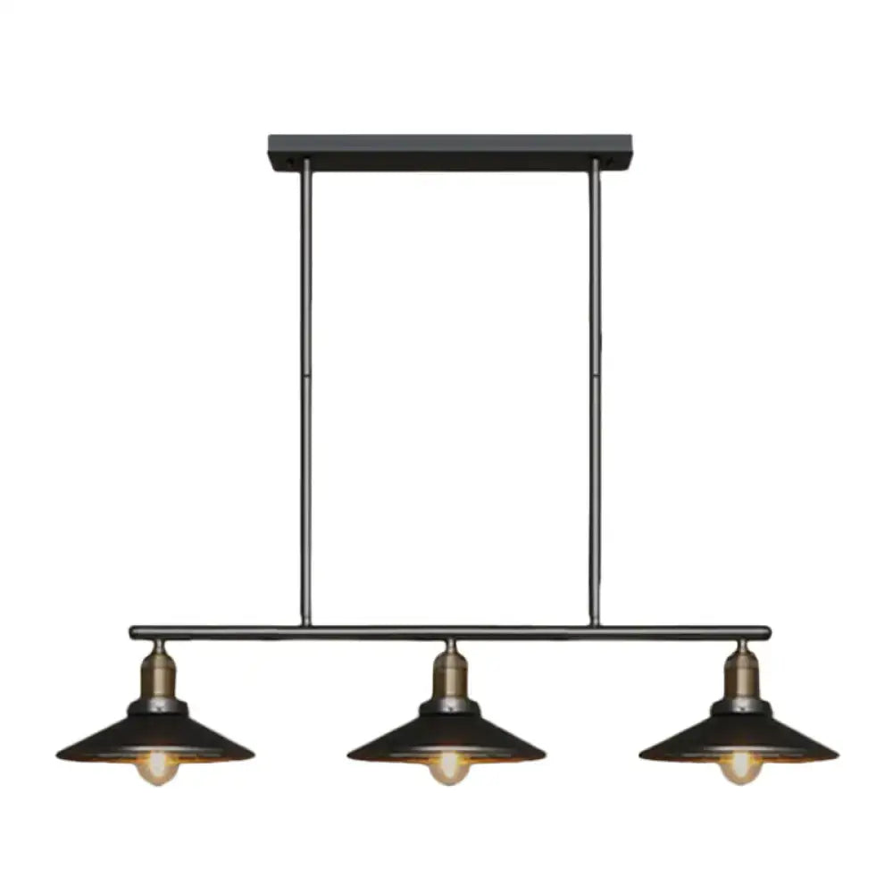 Black Cone Shade Pendant