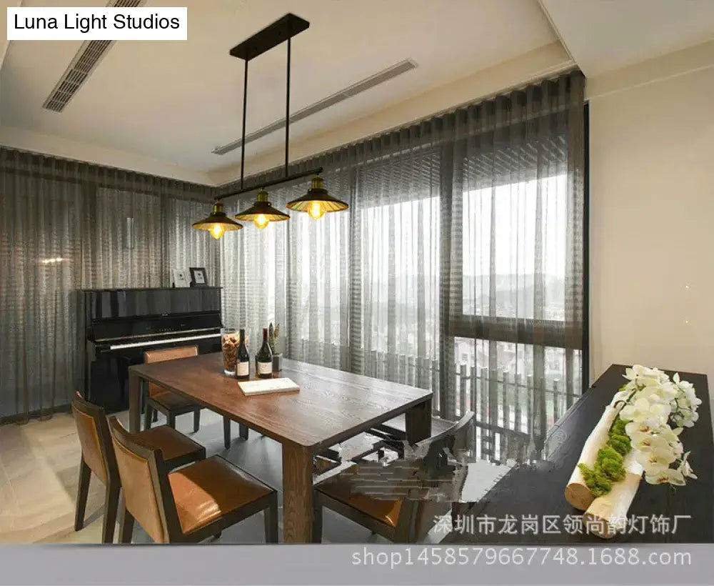 Black Cone Shade Pendant