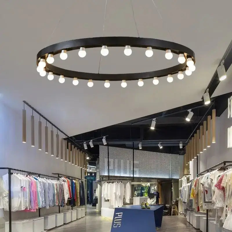Black Multi Tier Pendant Light