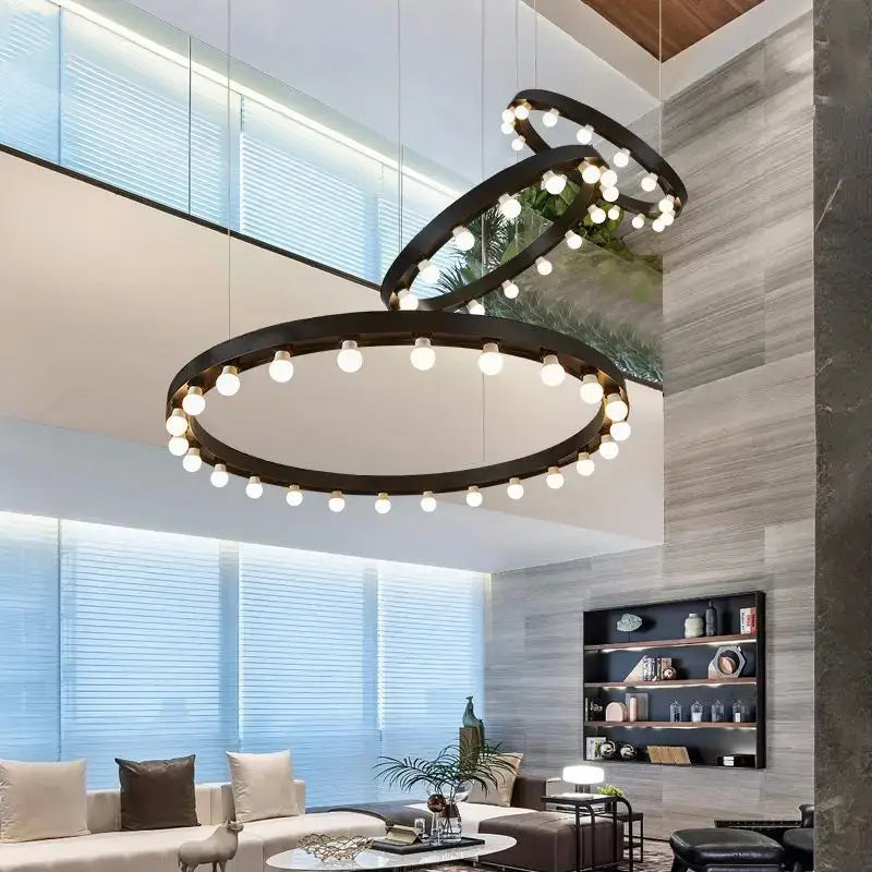 Black Multi Tier Pendant Light