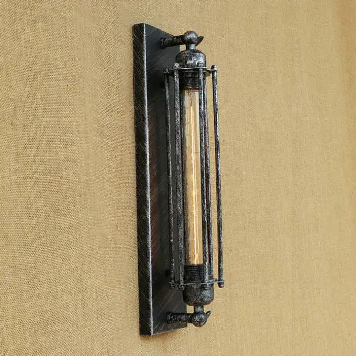 Black Rustic Wall Sconce