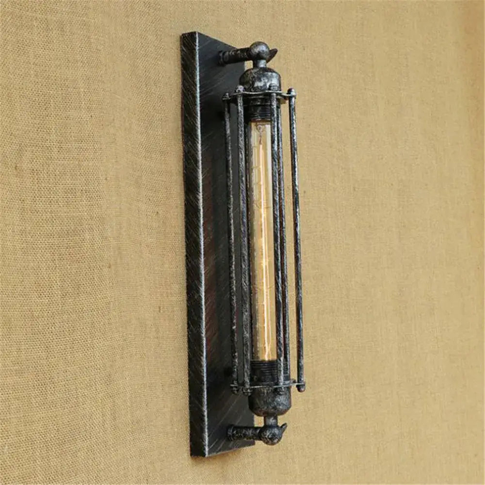 Black Rustic Wall Sconce