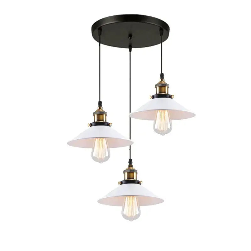 Black White Ceiling Chandelier