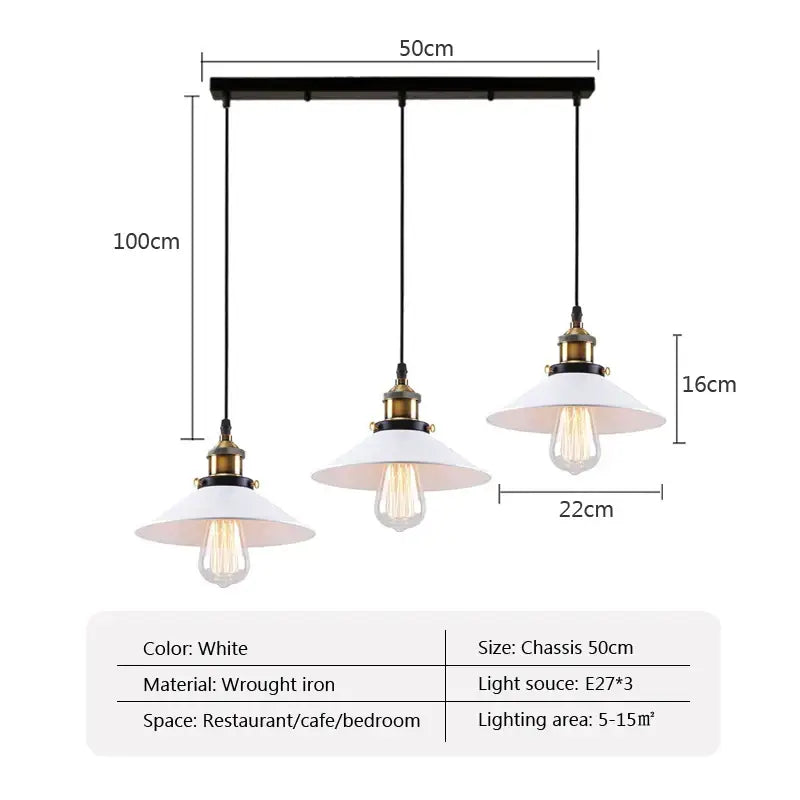 Black White Ceiling Chandelier