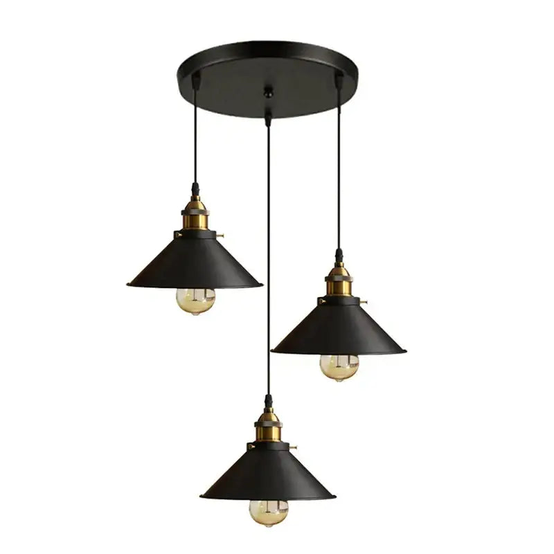 Black White Ceiling Chandelier