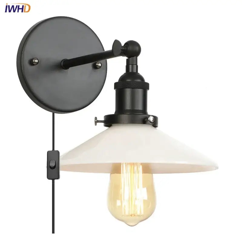 White Ceramic LED Wall Sconce