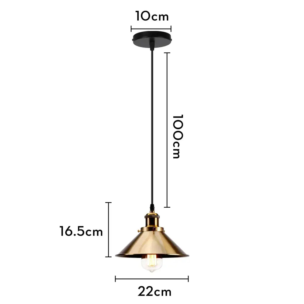 Black Copper Iron Pendant