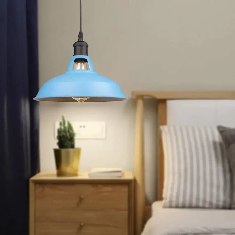 Blue Vintage Pendant Light