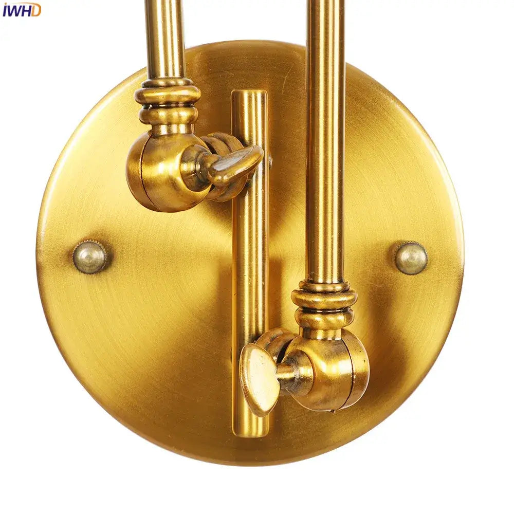 Brass Dual Head Wall Sconce