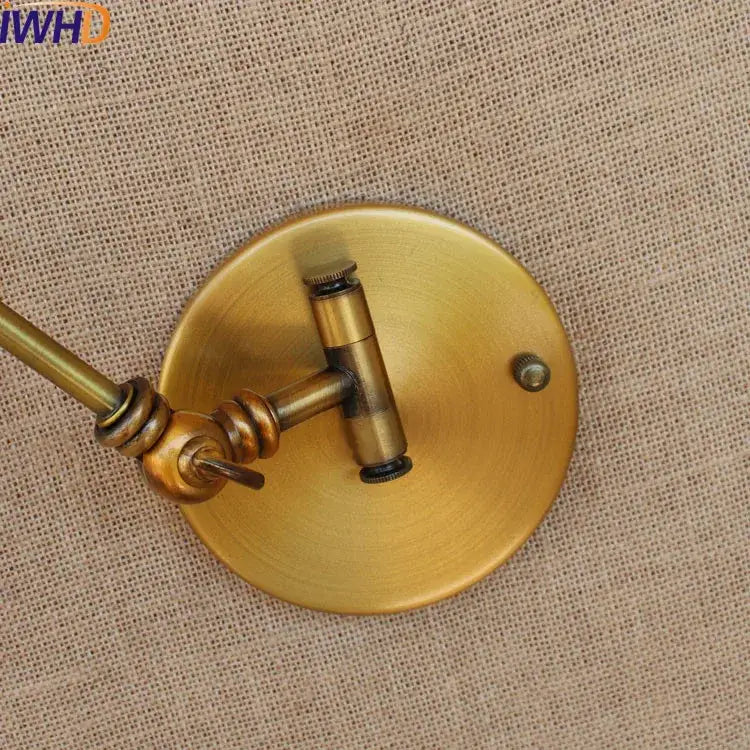Brass Swing Arm Wall Lamp