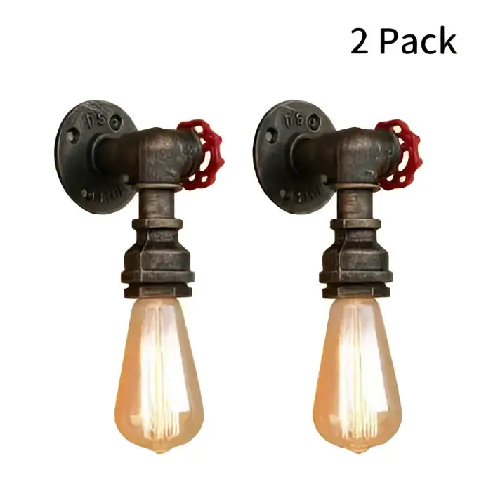 Bronze Water Pipe Wall Lamp