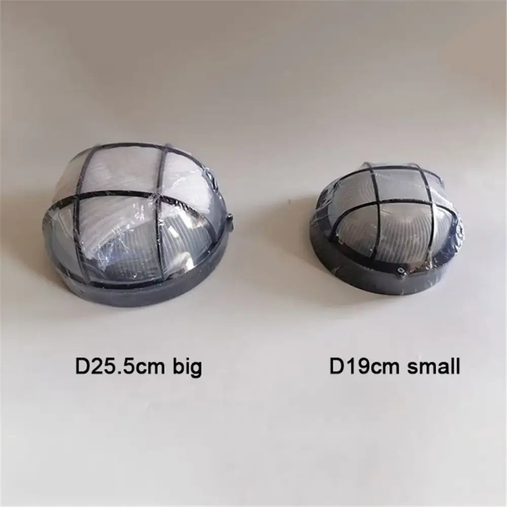 Bronze Metal Cage Ceiling Light
