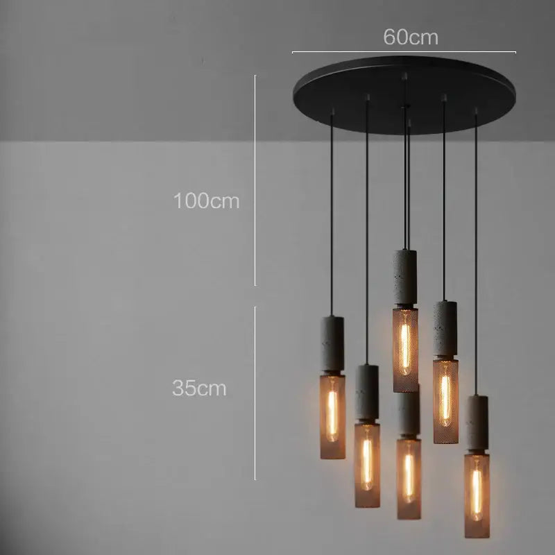 Cement Mesh Pendant Light