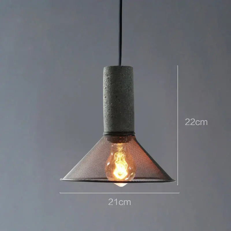 Cement Mesh Pendant Light