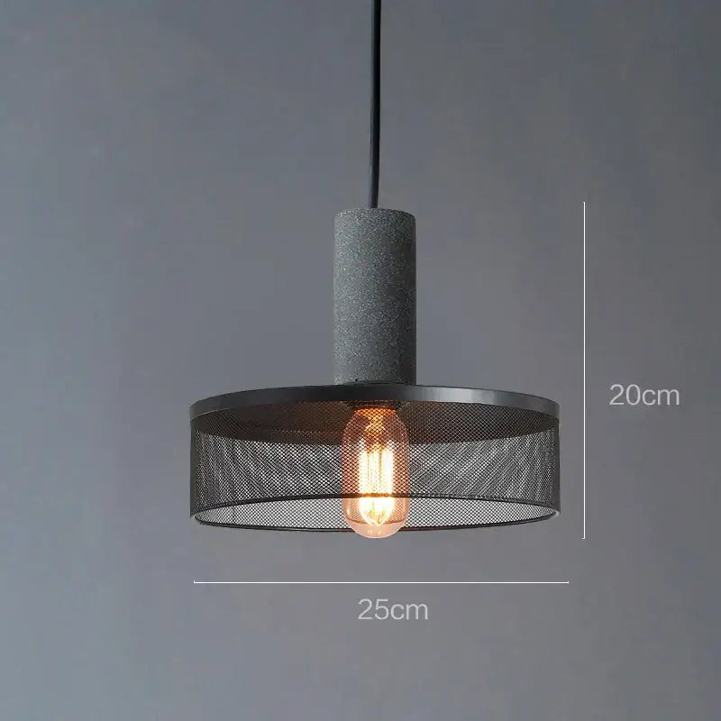 Cement Mesh Pendant Light