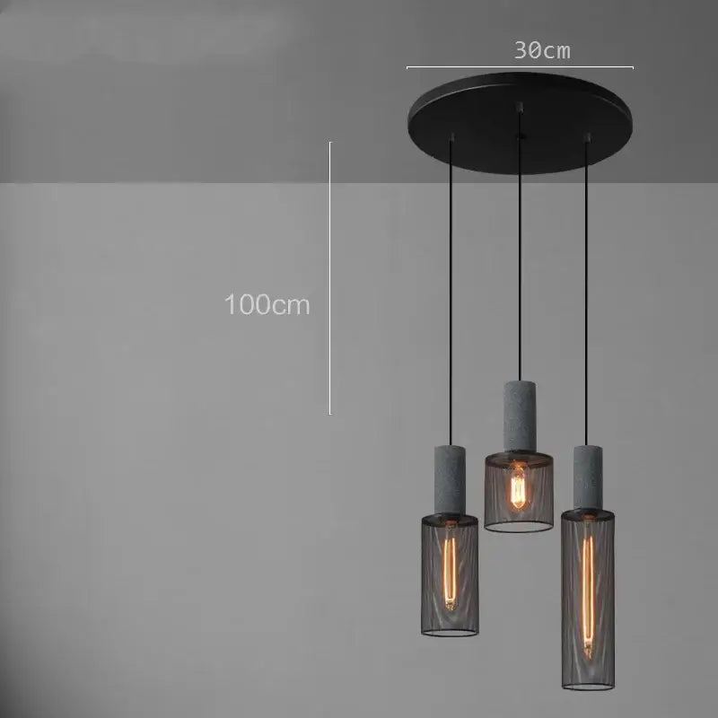 Cement Mesh Pendant Light