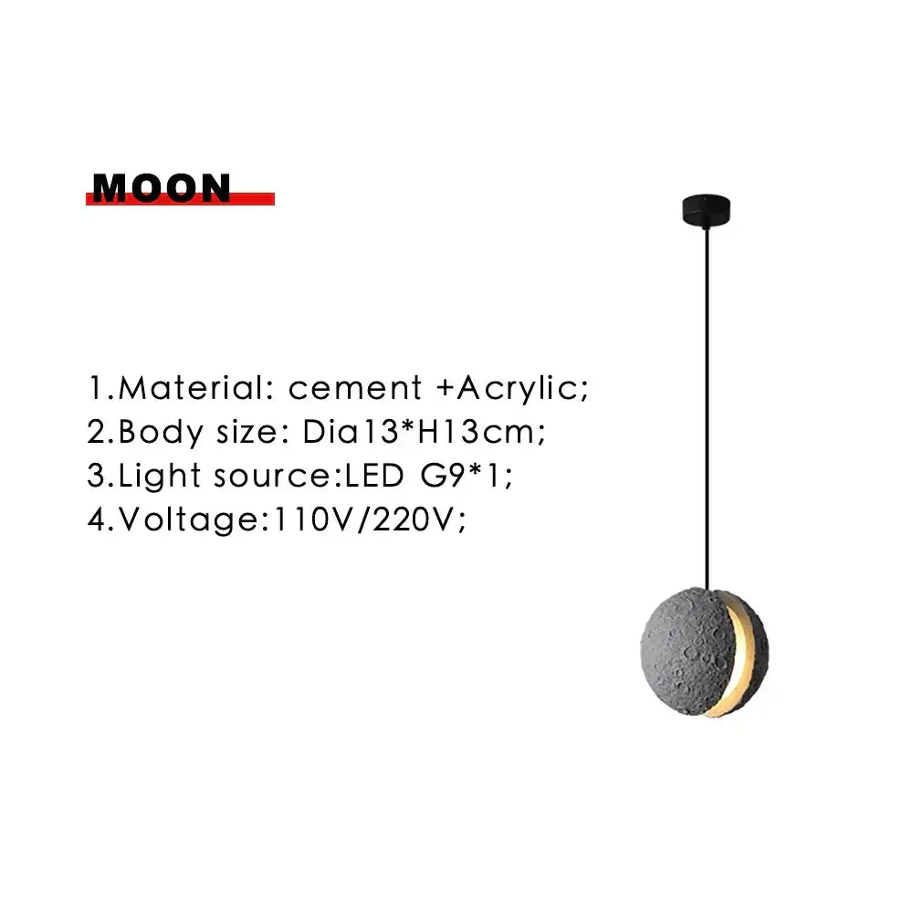Cement Star Pendant Light
