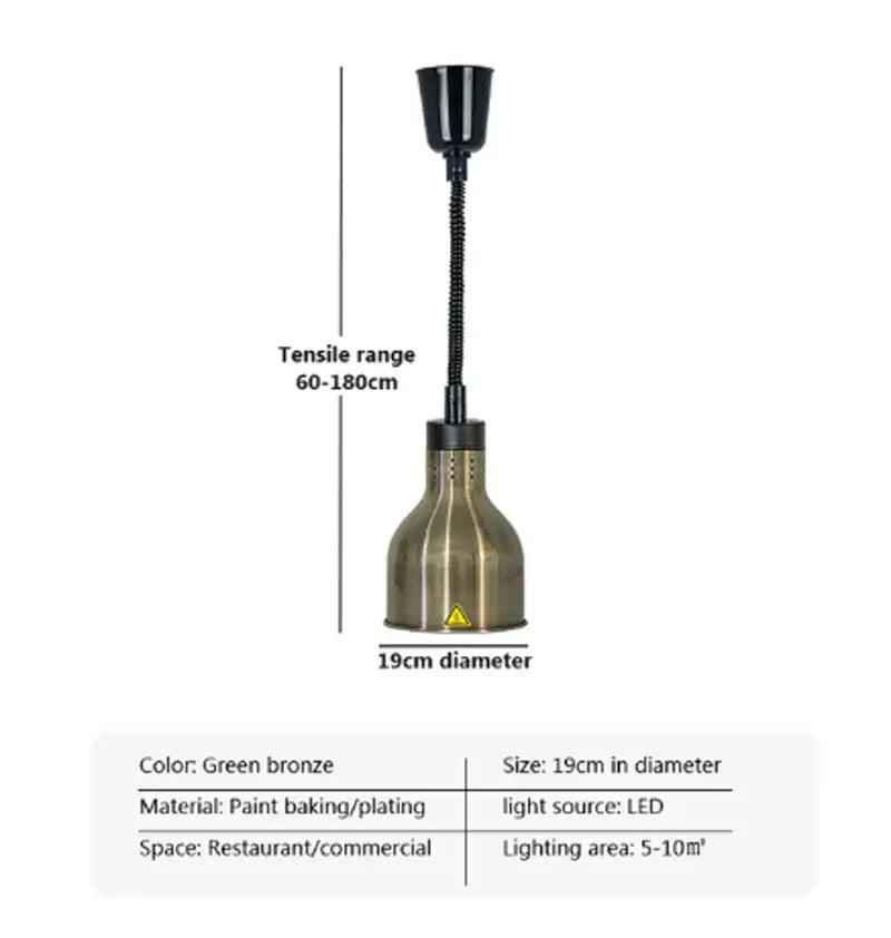 Copper Kitchen Heat Lamp