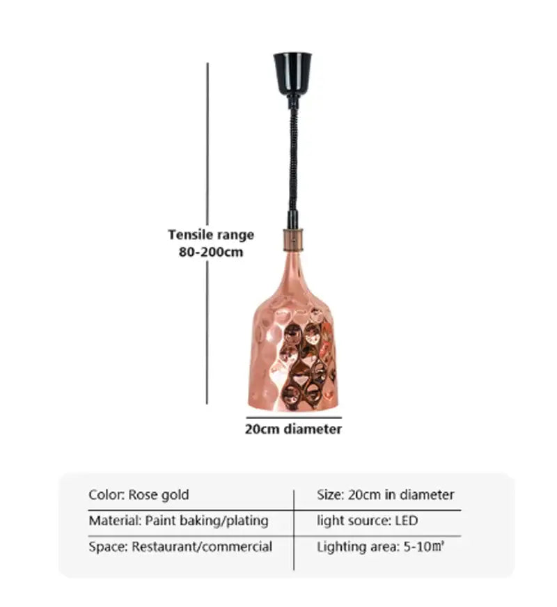 Copper Kitchen Heat Lamp