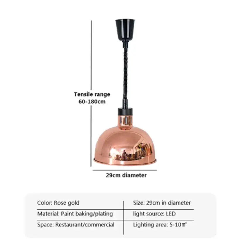 Copper Kitchen Heat Lamp
