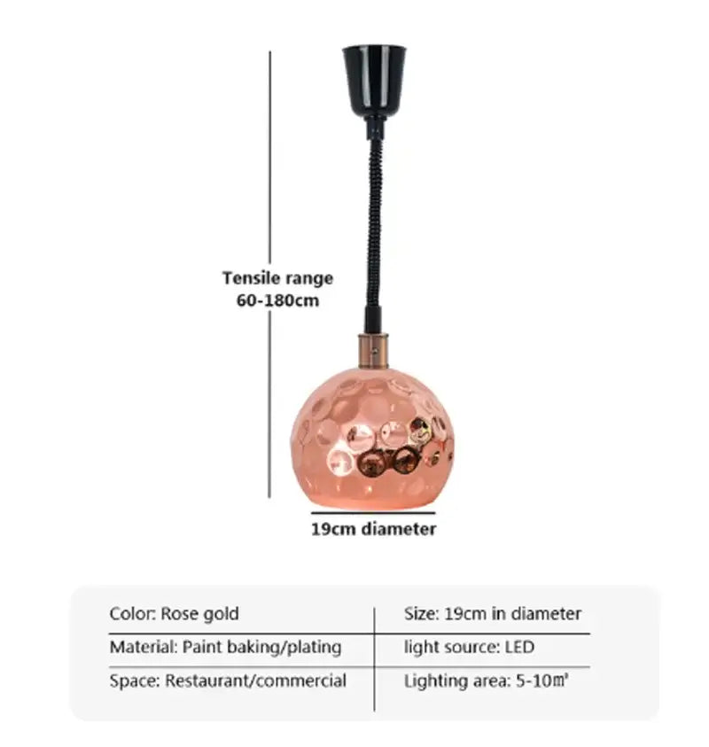 Copper Kitchen Heat Lamp