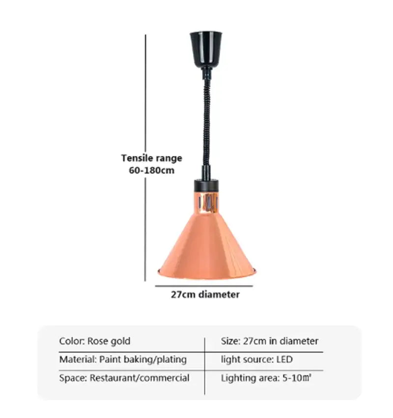 Copper Kitchen Heat Lamp