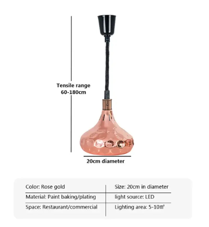 Copper Kitchen Heat Lamp