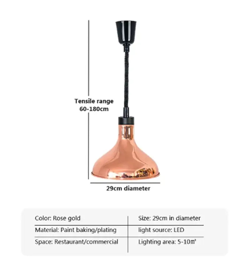 Copper Kitchen Heat Lamp