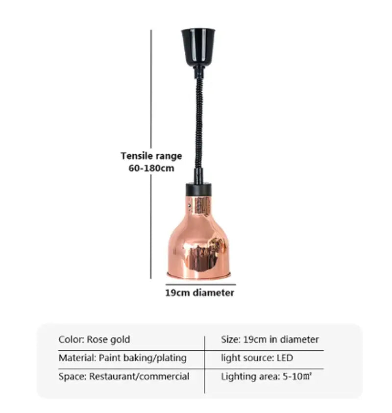 Copper Kitchen Heat Lamp