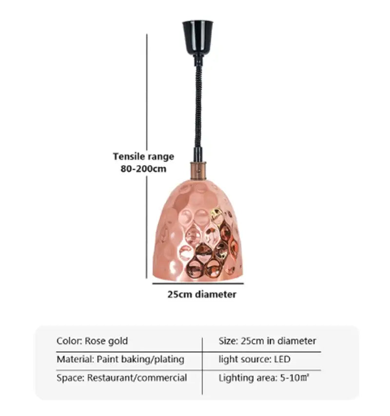 Copper Kitchen Heat Lamp