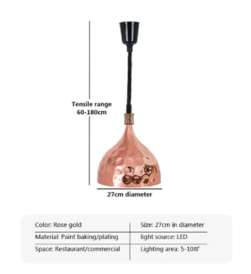 Copper Kitchen Heat Lamp