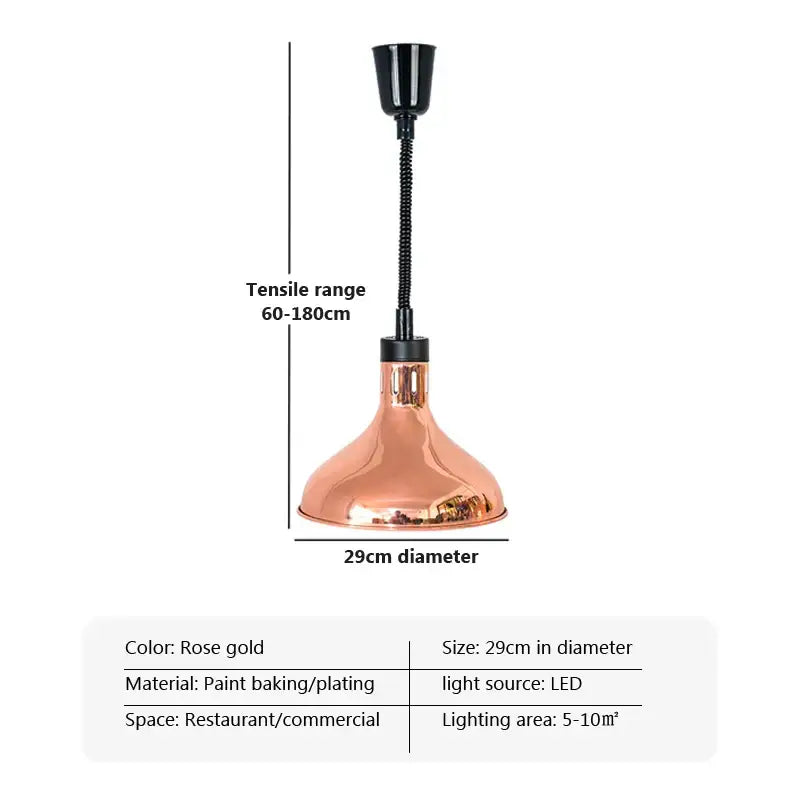 Copper Telescopic Pendant Light