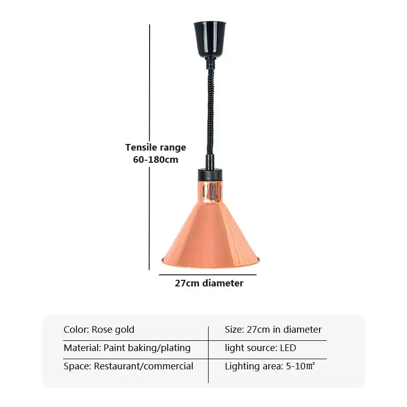 Copper Telescopic Pendant Light