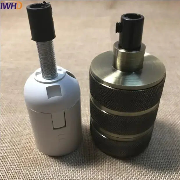 Metallic E27 Socket Lamp Holder
