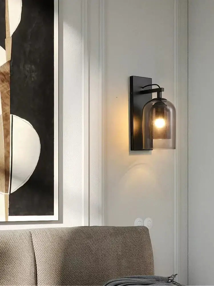 Clear Dome Wall Sconce
