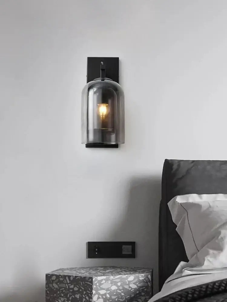 Clear Dome Wall Sconce