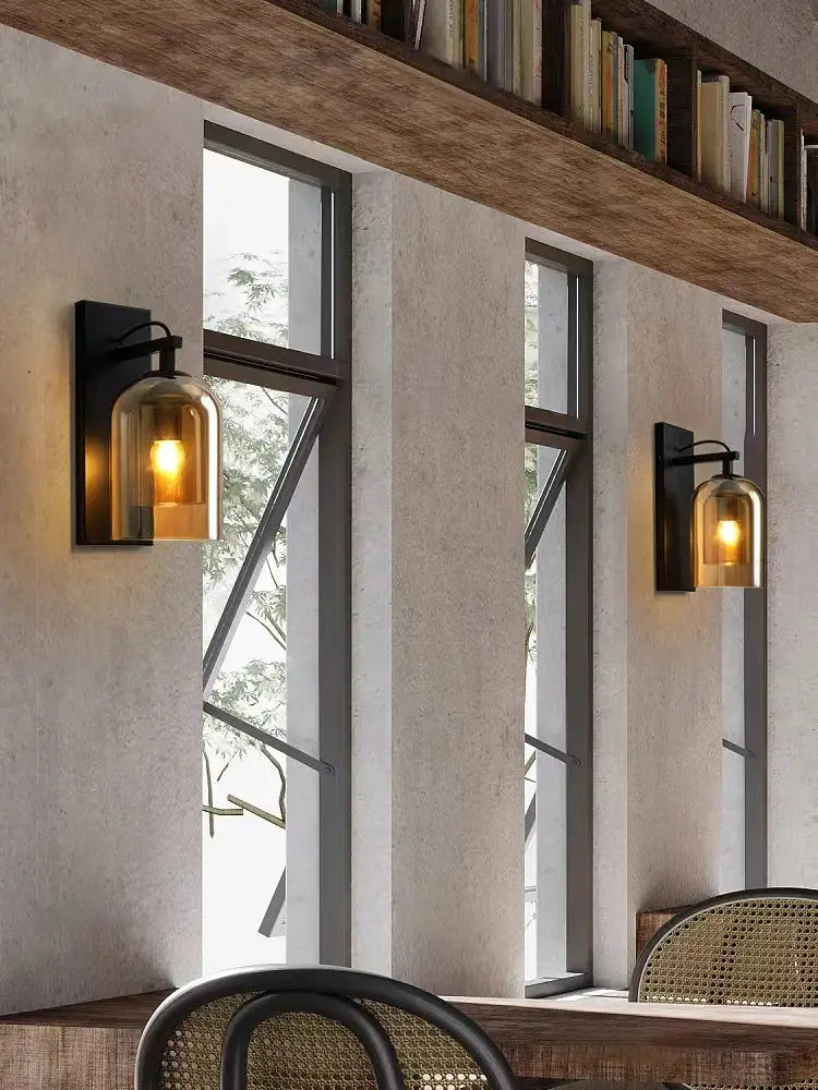 Clear Dome Wall Sconce