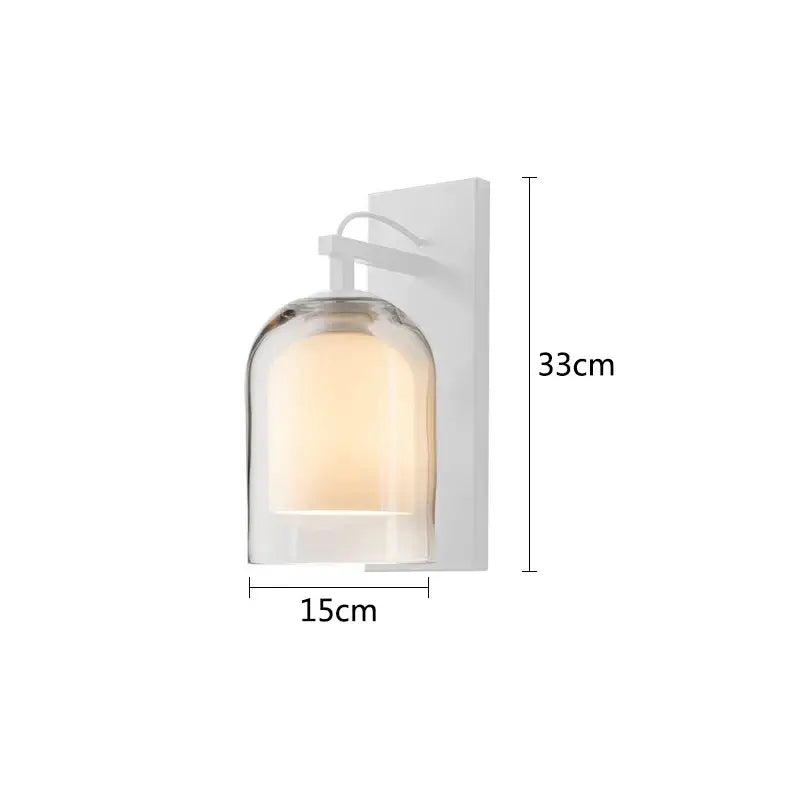 Clear Dome Wall Sconce