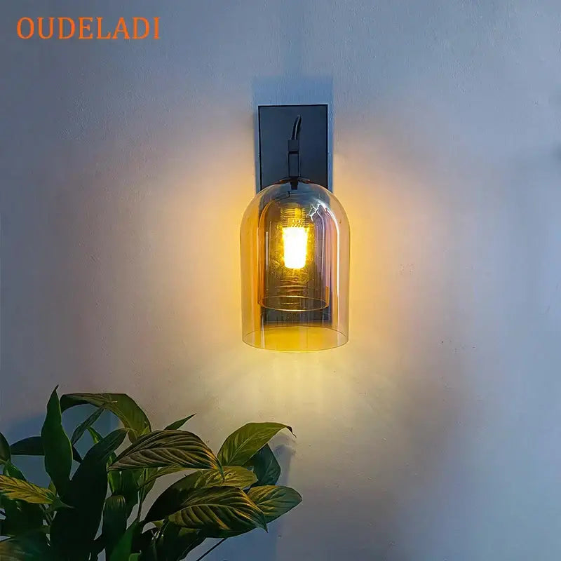 Clear Dome Wall Sconce