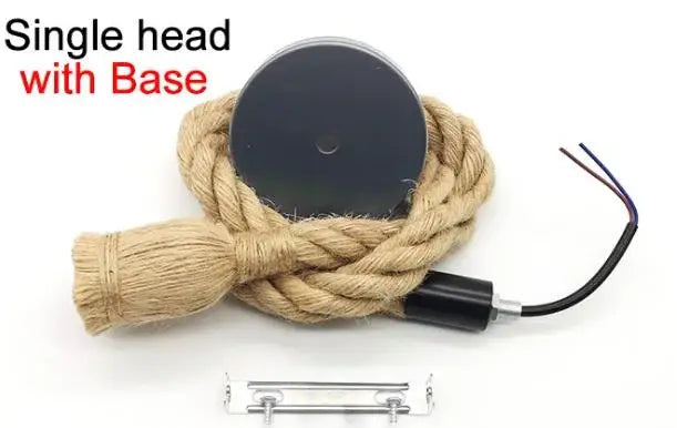 Hemp Rope Edison Pendant