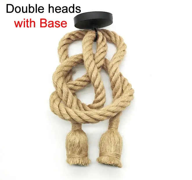 Hemp Rope Edison Pendant