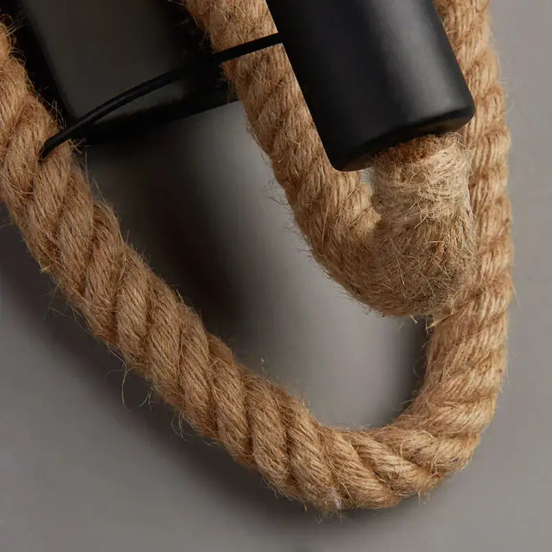 Hemp Rope Wall Sconce