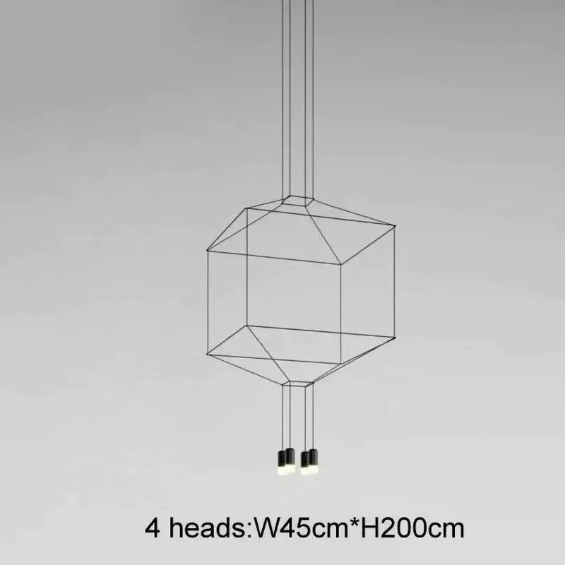 Iron Geometric Pendant Light