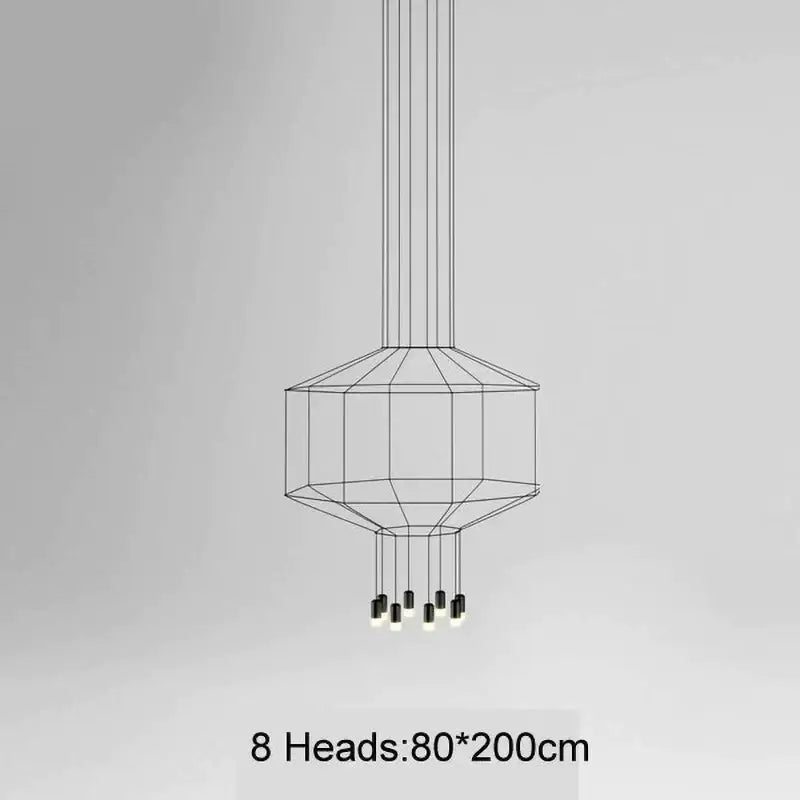 Iron Geometric Pendant Light