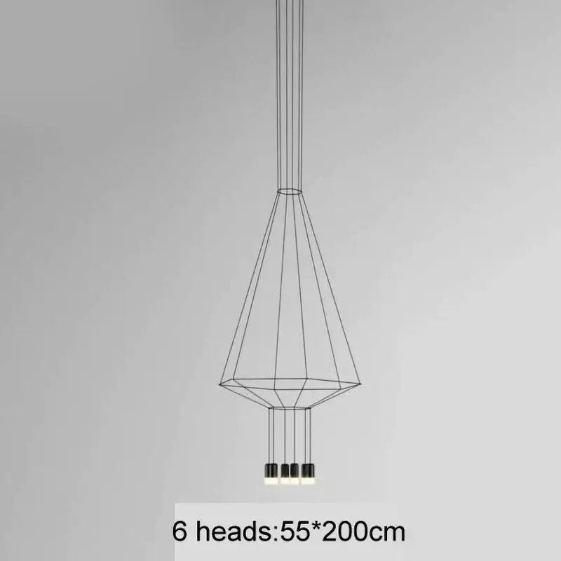 Iron Geometric Pendant Light