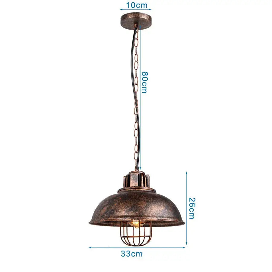 Bronze Dome Pendant Light